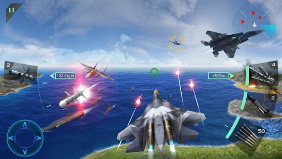 Sky Fighters 3D MOD APK Unlocked Everything